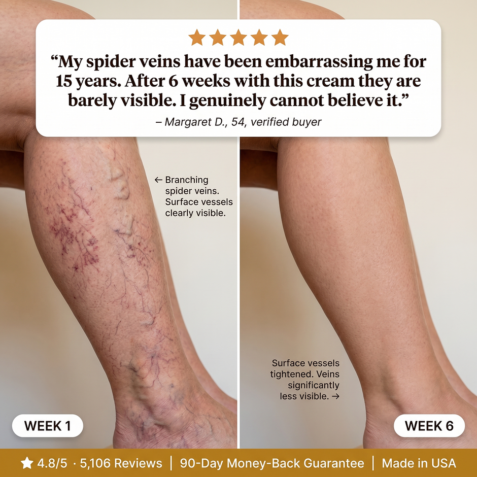 Anti Spider Vein & Cellulite System - Bee Venom Ointment & 8 Herbal Extracts