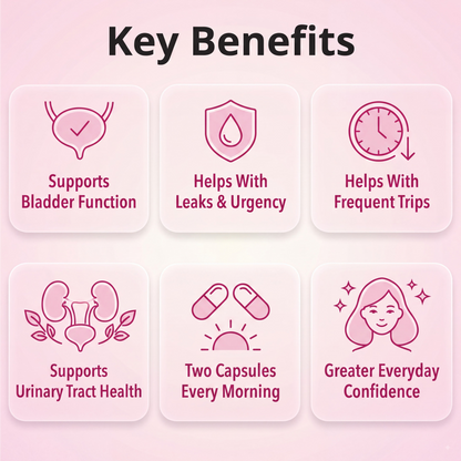 Aurelia – Natural Support for Bladder Leaks, Urgency & Nighttime Bathroom Trips