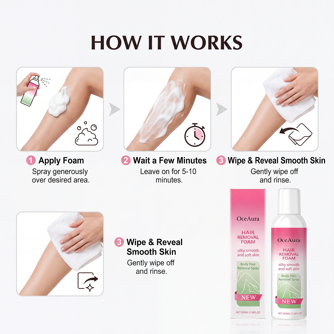 Hair Removal Foam – Smooth Skin in Seconds