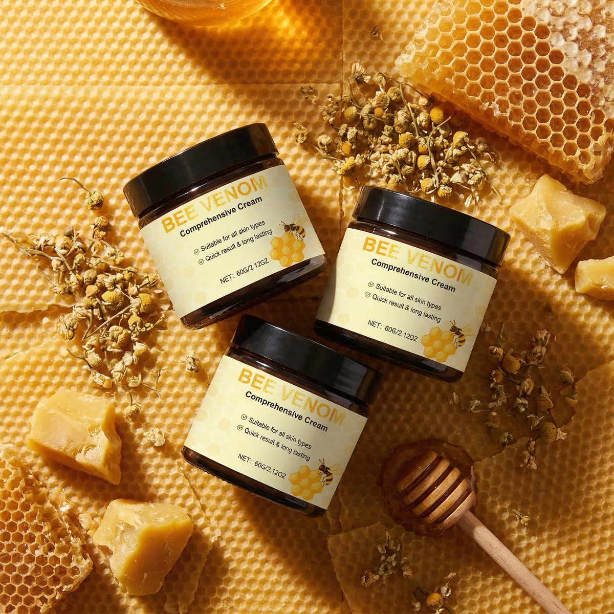 Anti Spider Vein & Cellulite System - Bee Venom Ointment & 8 Herbal Extracts