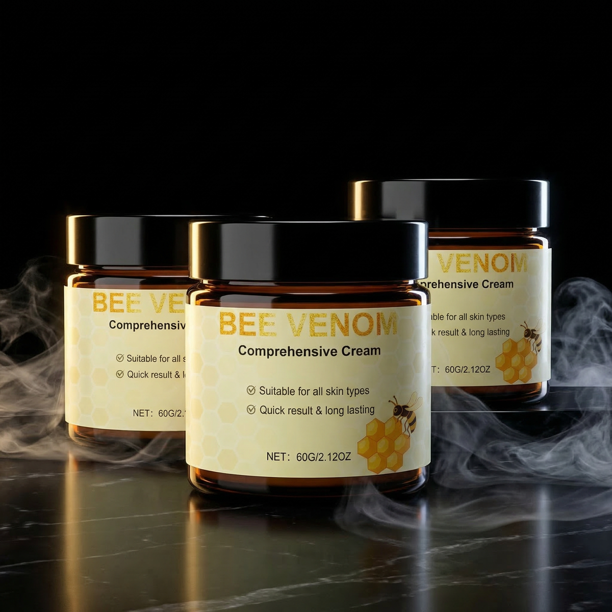 Bee Cream, Bee Venom Ointment & 8 Herbal Extracts